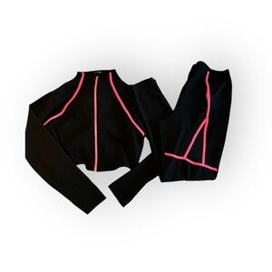 Pink/Black Track Suit